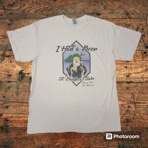 I had a Beer for St. Boniface Sake T-Shirt Size Large on Gildan Tag